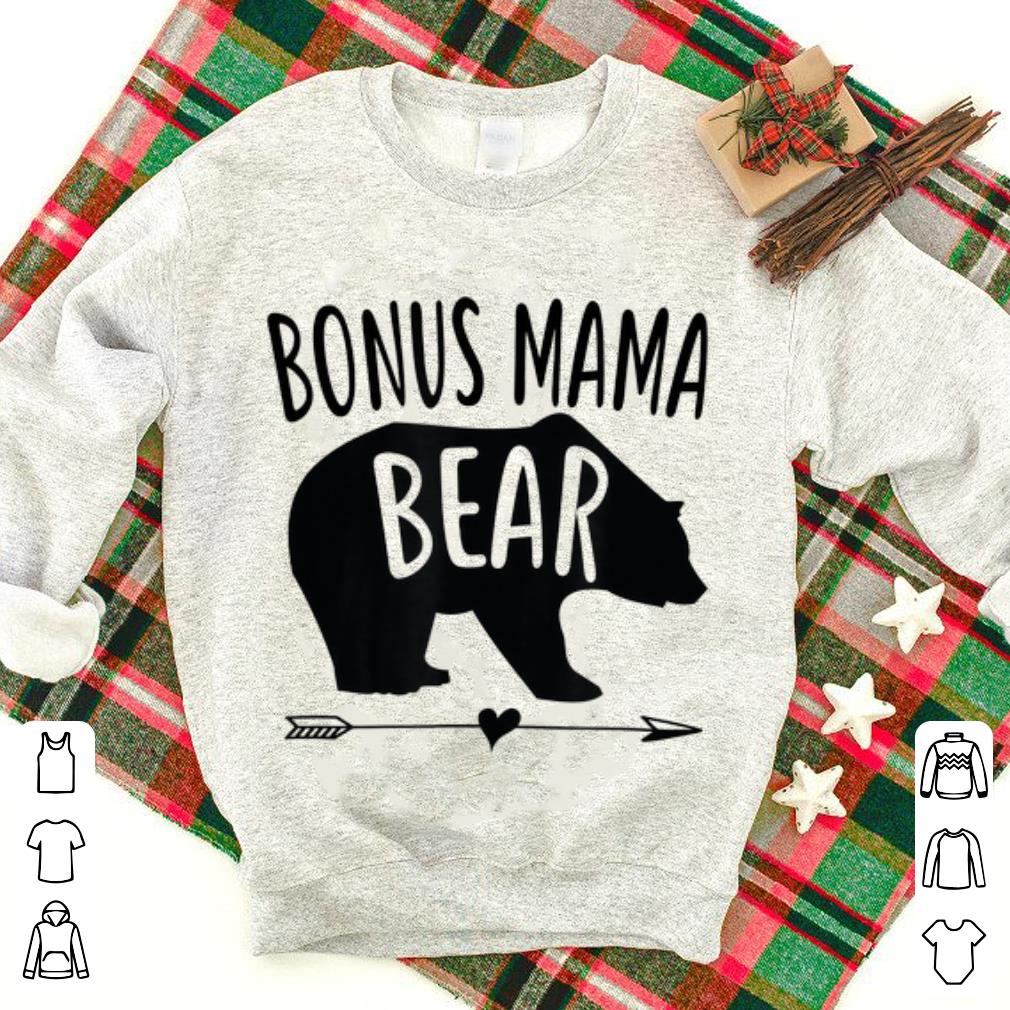 Nice Bonus Mama Bear Best Stepmom Mother's Day shirt