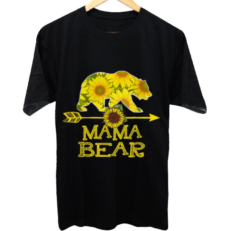 Nice Mama Bear Sunflower Mother's Day shirt