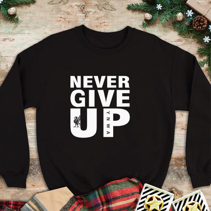 Nice Mohamed Salah Never give up FC Liverpool shirt