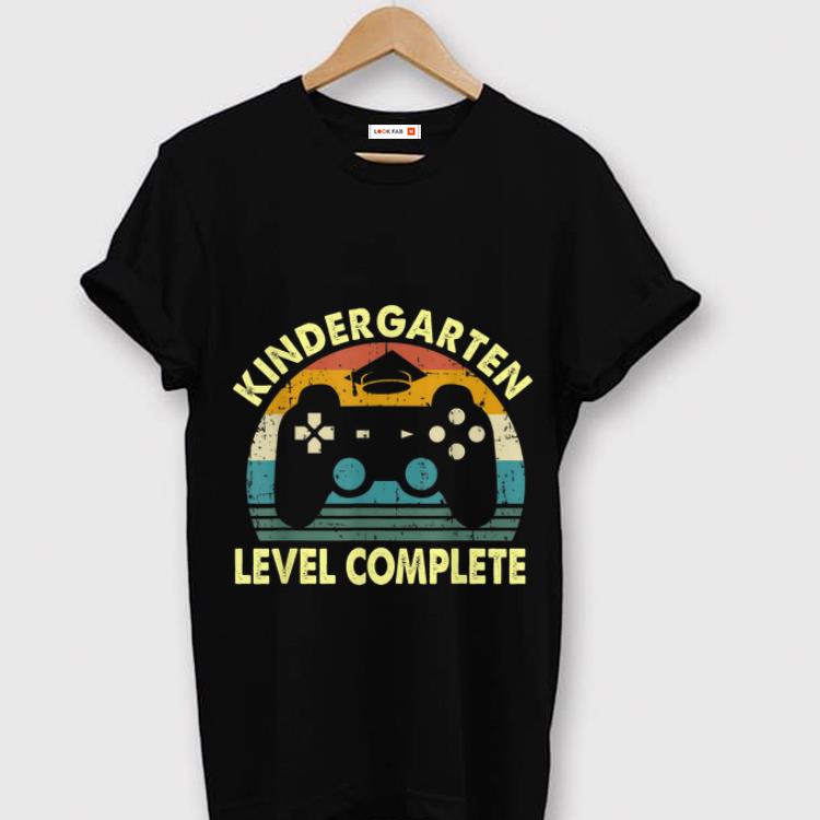 Original Kindergarten level complete Video Gamer Graduation Shirt