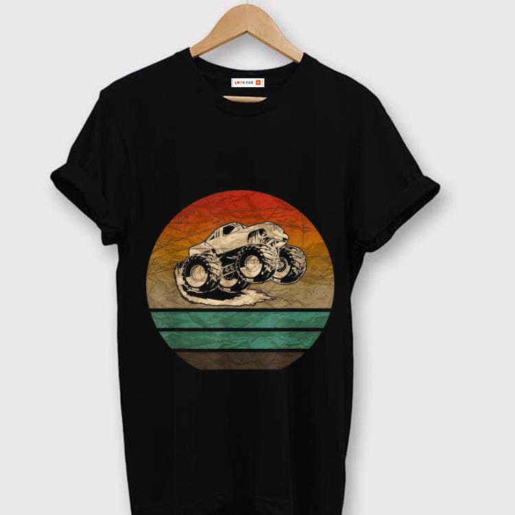 Original Vintage Monster Truck Racing USA Shirt