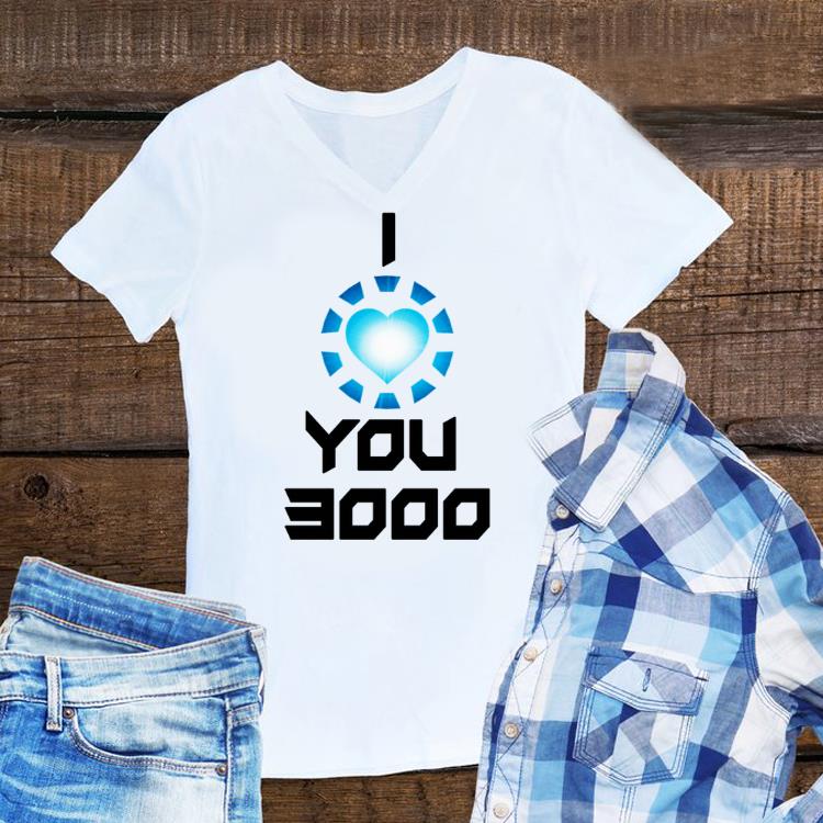 Premium End Game Iron man Superhero Movie Quote I Love You 3000 shirt
