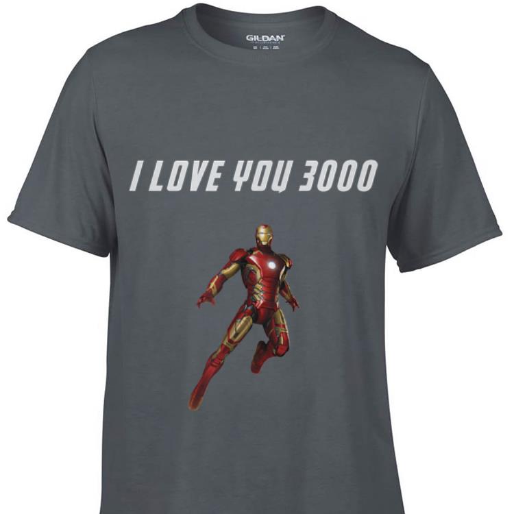 Premium I Love You 3000 Iron man End Game shirt