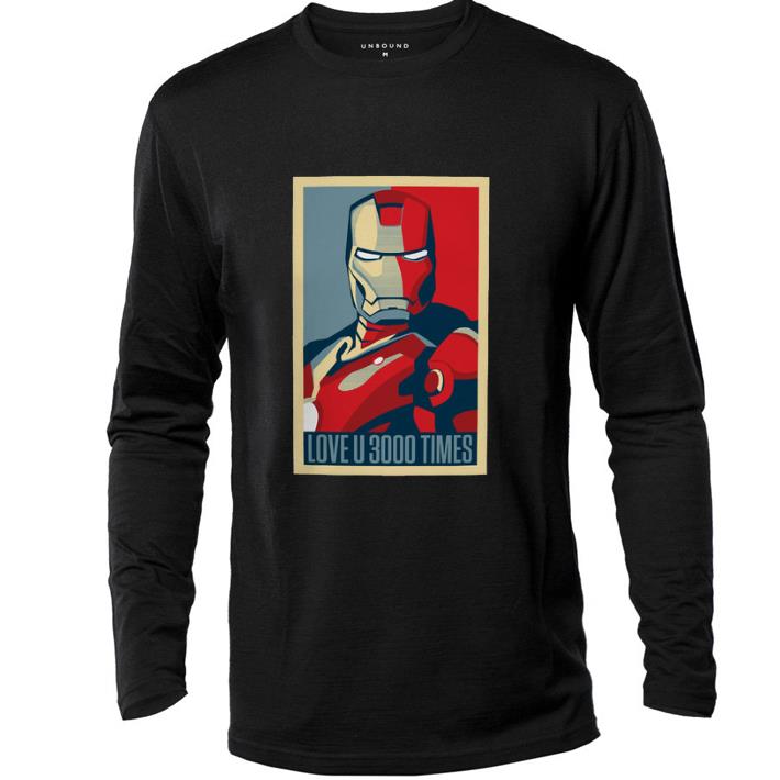 Top I am Iron Man I love You 3000 times shirt