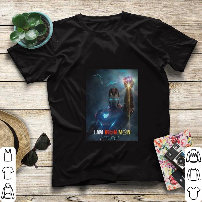 Top I am Iron Man signature Avengers Endgame potter shirt 5 Top I am Iron Man signature Avengers Endgame potter shirt