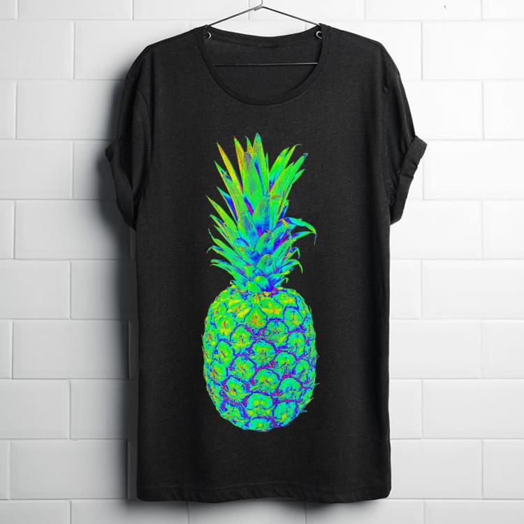 Top Pineapple Trippy EDM Colorful Rave Shirt