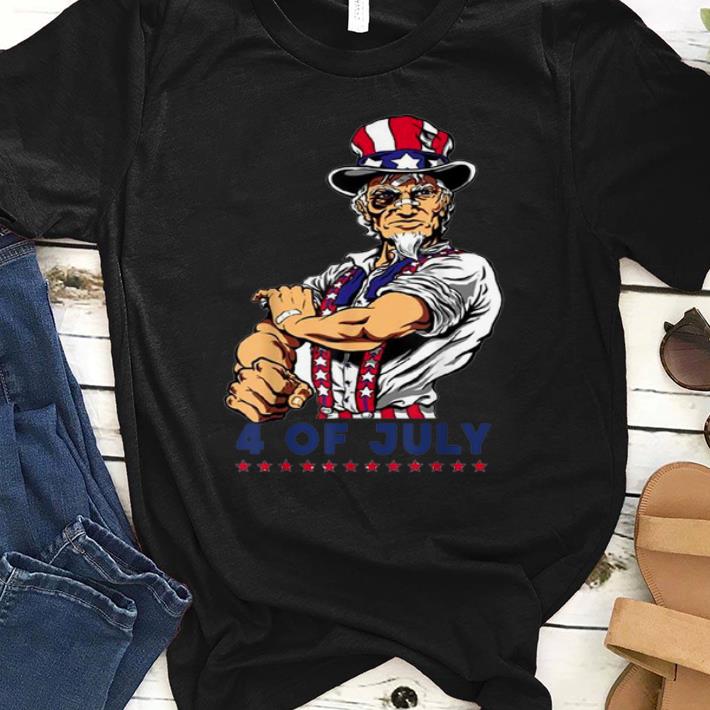 Uncle Sam Patriotic 4th of July Costume shirt