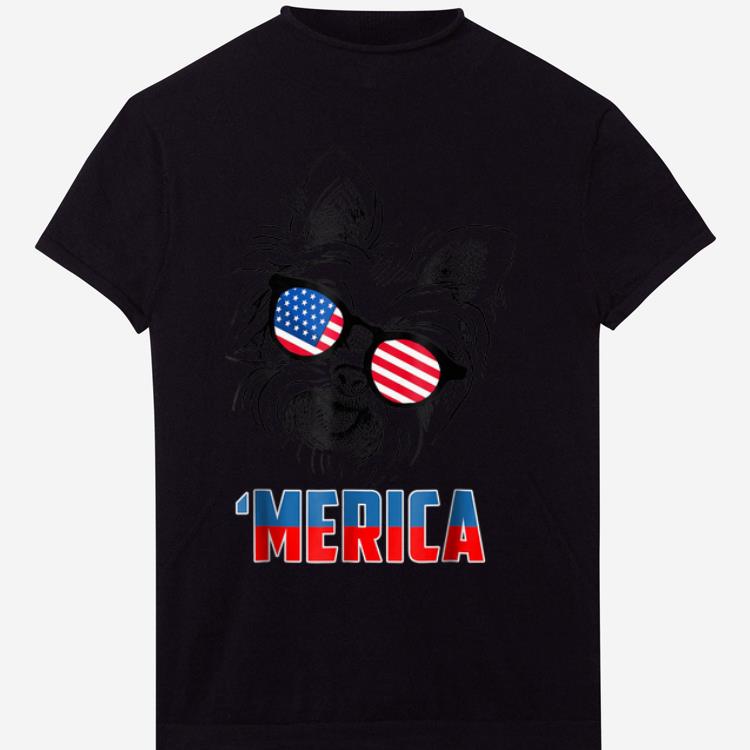 4th Of July Patriot Yorkshire Terrier Merica Dog Lover shirt