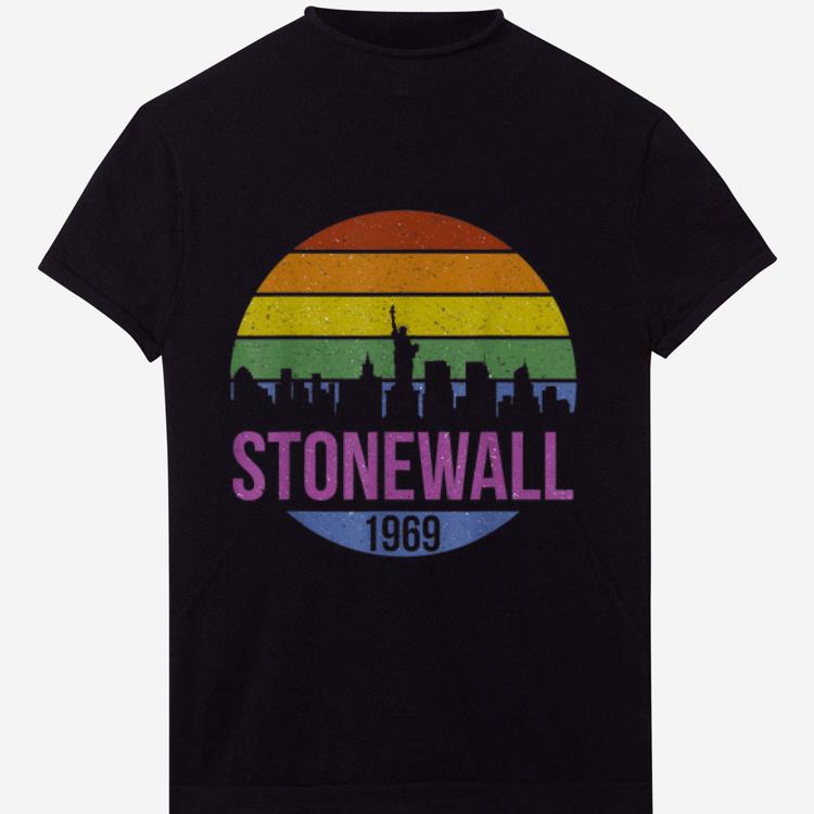 Awesome Vintage Stonewall Riots NYC 50th Anniversary LGBTQ Gay Pride shirt