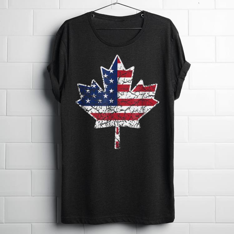 Canadian American Flag - Canada And Us Flag Gift shirt