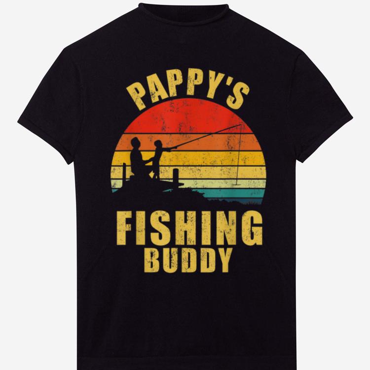 Father Day Pappy's Fishing Buddy Dad And Son Vintage Retro shirt