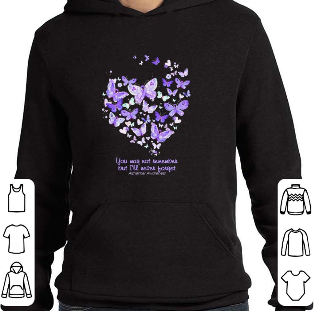 Funny Butterfly You may not remember but i'll never forget Alzheimer Awareness shirt 5 Funny Butterfly You may not remember but i'll never forget Alzheimer Awareness shirt