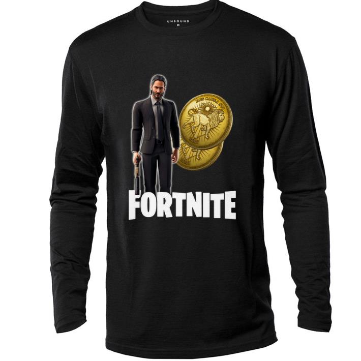 Funny John Wick Fortnite Wick’s Bounty Coin shirt