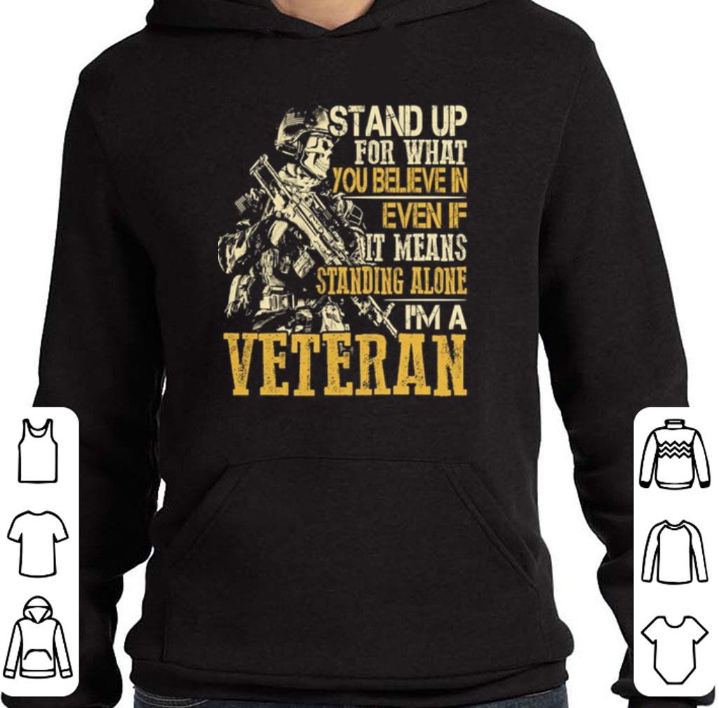 Funny Stand up for what you believe in even if it means standing alone shirt