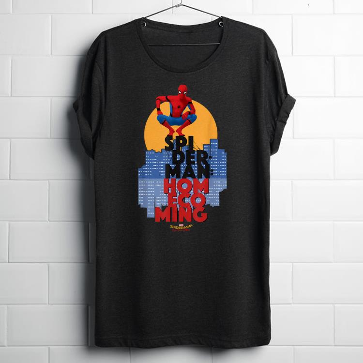 Marvel Spider-man Far From Home Cityscape Perch Graphic shirt