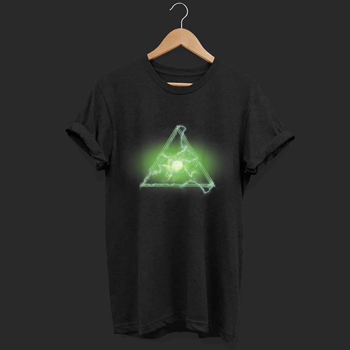 Marvel Spider-man Far From Home Green Eye Triangle Logo shirt