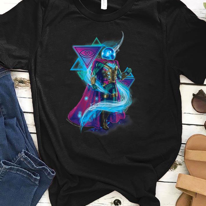 Marvel Spider-man Far From Home Mysterio Neon Swirl sjirt