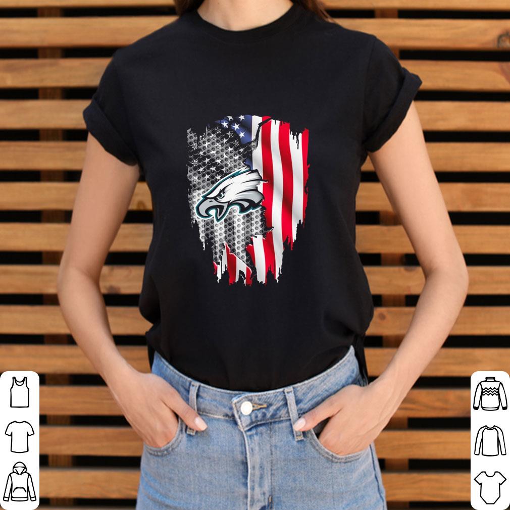 Official Philadelphia Eagles American flag shirt 2 Official Philadelphia Eagles American flag shirt 3
