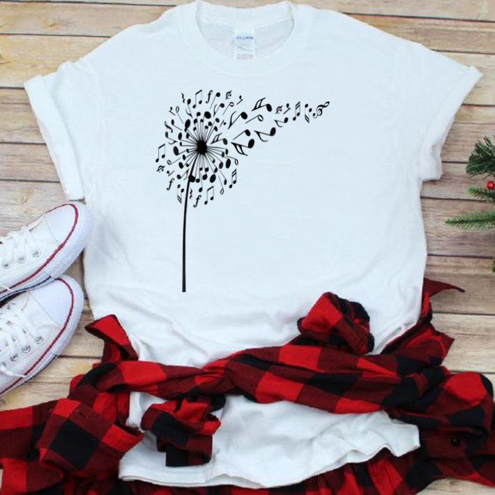 Original Dandelion Music Note Music Lover shirt