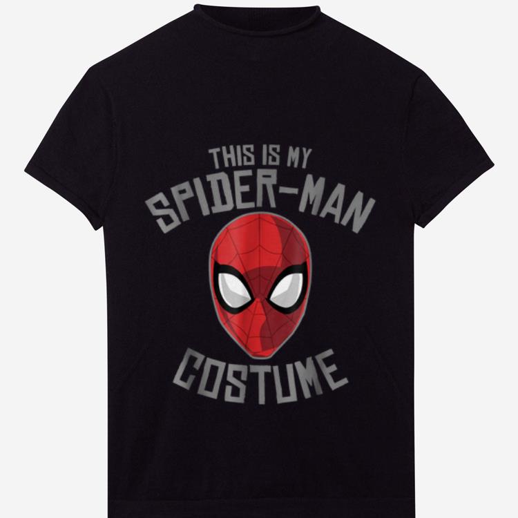 Original Marvel Spider Man Halloween Costume Mask Graphic Shirt