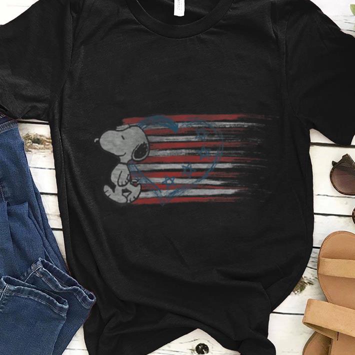 Original Peanuts Snoopy American Flag Happy Independence Day shirt