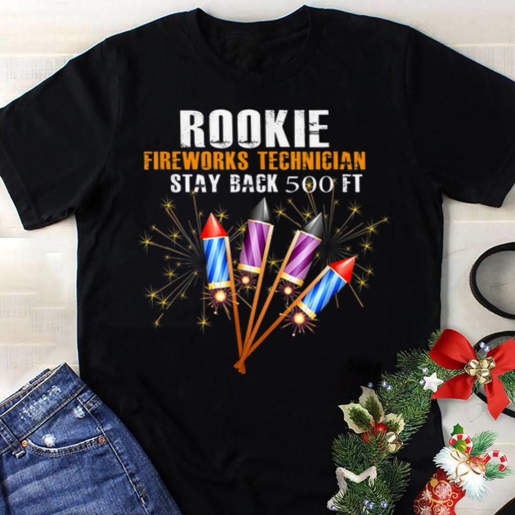 Original4th Of July Rookie Fireworks Technician Patriotic shirt