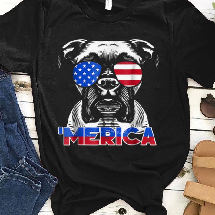 Patriot Boxer Dog 'merica Tee shirt