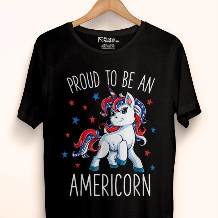 Premium Americorn Unicorn 4th Of July Girls Mericorn Merica shirt