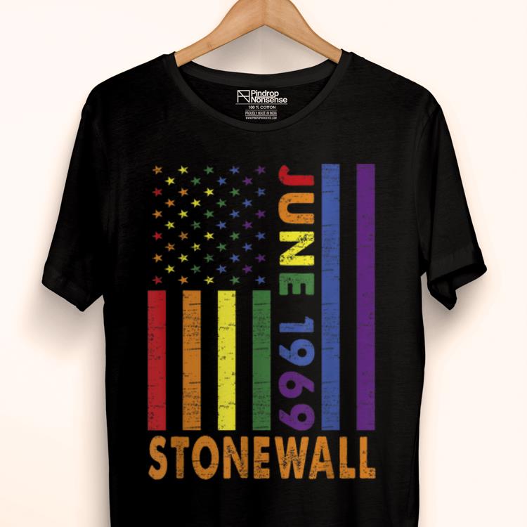 Premium Distressed June 1969 50th NYC Gay Pride LGBTQ Rights shirt