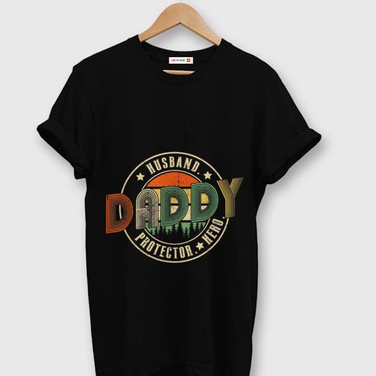 Premium Husband Daddy Protector Hero Father's Day GIft Shirt