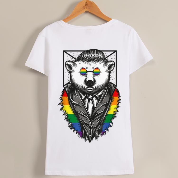 Premium LGBT NYC World Pride 2019 Rainbow Bear Sunglasses shirt