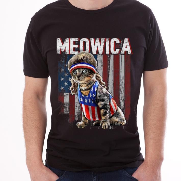 Premium Meowica Cat Mullet American Flag Patriotic 4th Of July Shirt 2 Premium Meowica Cat Mullet American Flag Patriotic 4th Of July Shirt 3