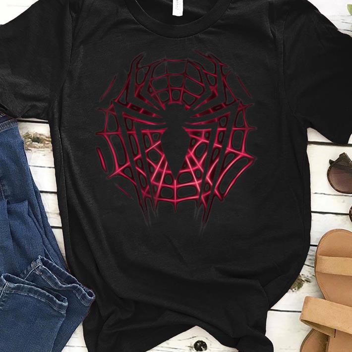 Spider-man Silhouetted Long-legged Logo Web Glow sjirt