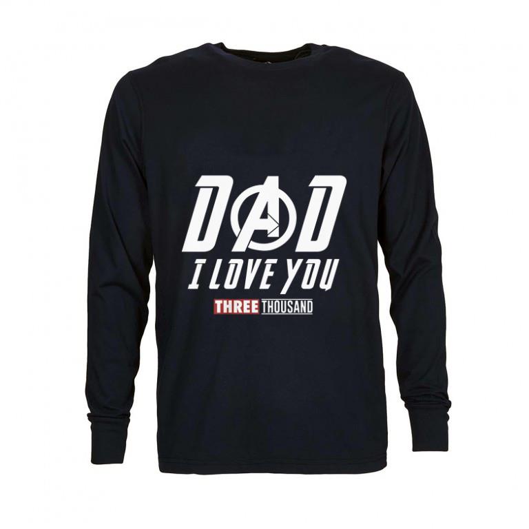 Top Dad i love you three thousand Marvel Avengers Endgame shirt 5 Top Dad i love you three thousand Marvel Avengers Endgame shirt