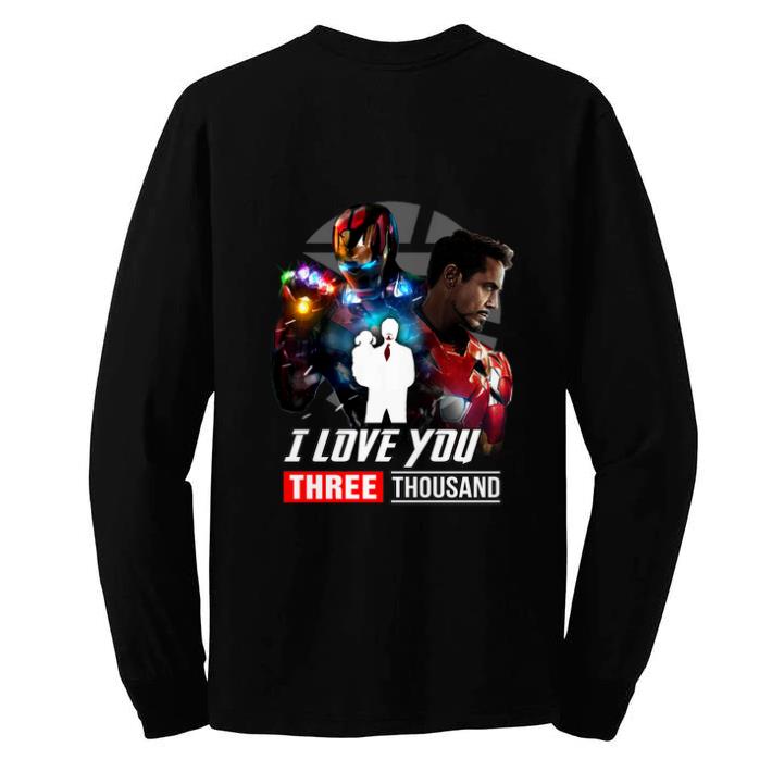 Top Ironman And Daughter I Love You Three ThouSand shirt