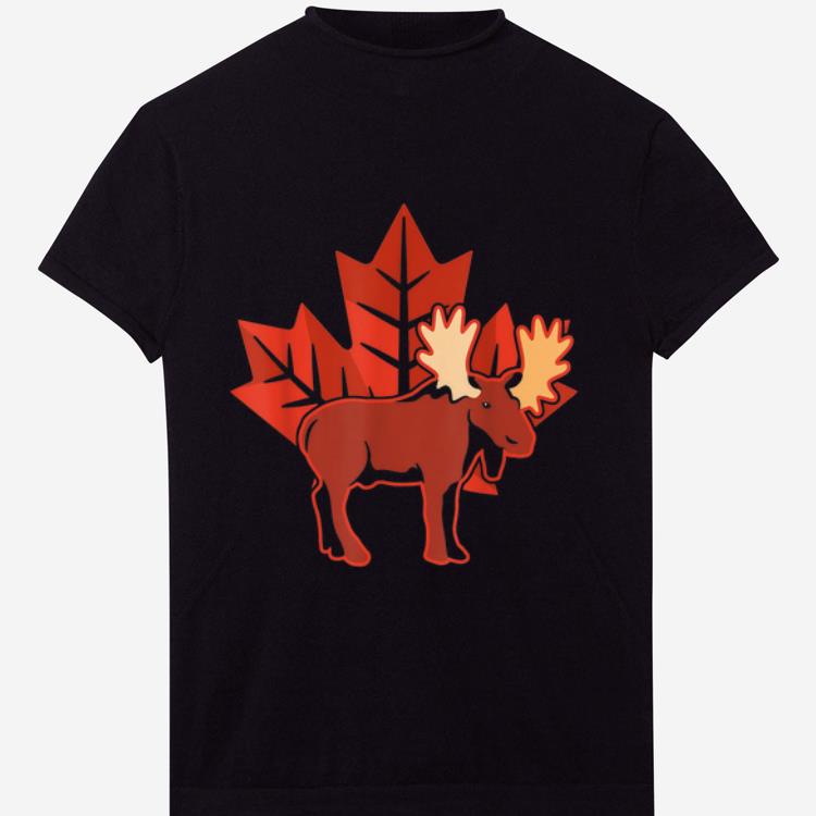 Top Maple Leaf Canada Day Moose Canada shirt