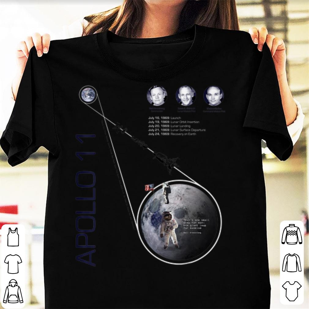 Awesome Apollo 11 First Moon Landing 50 Years Anniversary Neil Armstrong shirt