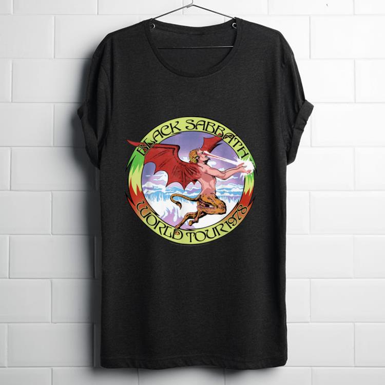 Awesome Black Sabbath Official World Tour 1978 shirt