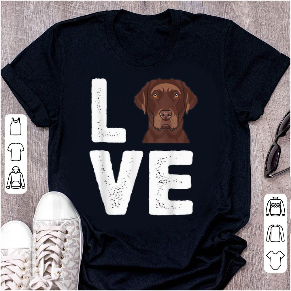 Awesome Chocolate Labrador I Love My Chocolate Lab shirt