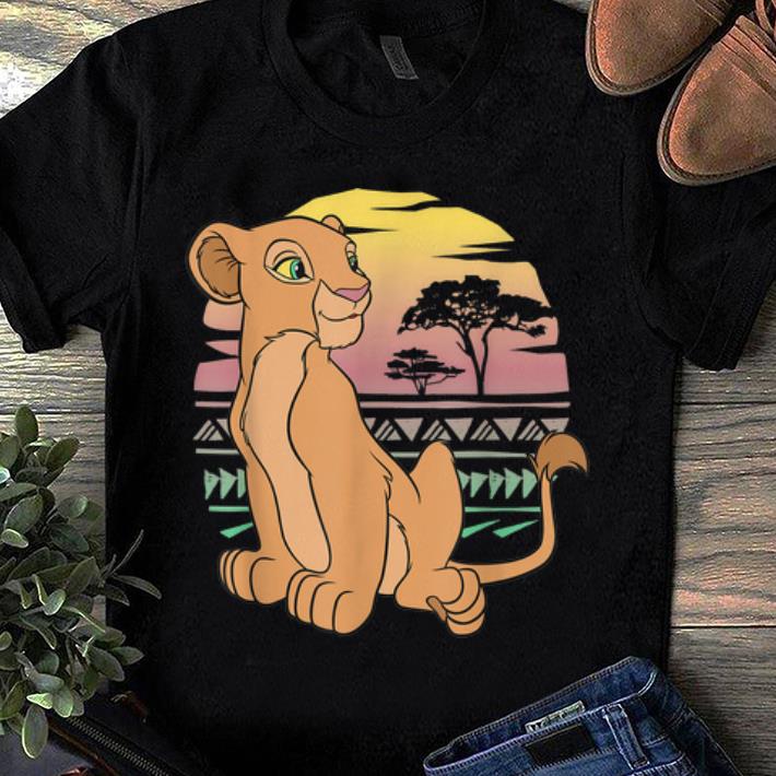 Awesome Disney The Lion King 90s Nala VIntage Sunset shirt