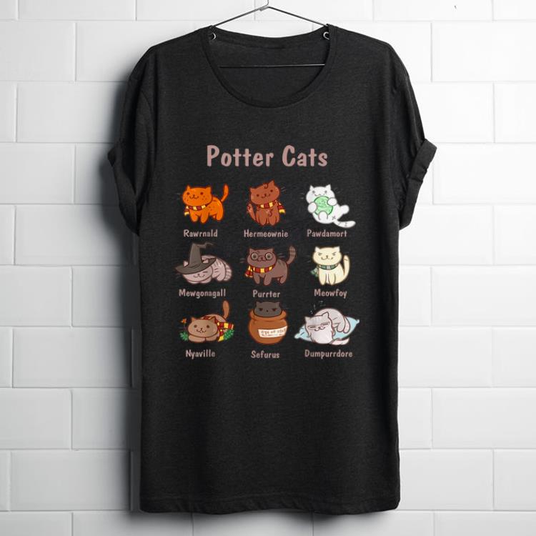 Awesome Potter Cats Harry Potter And Cat - Cat Lovers shirt