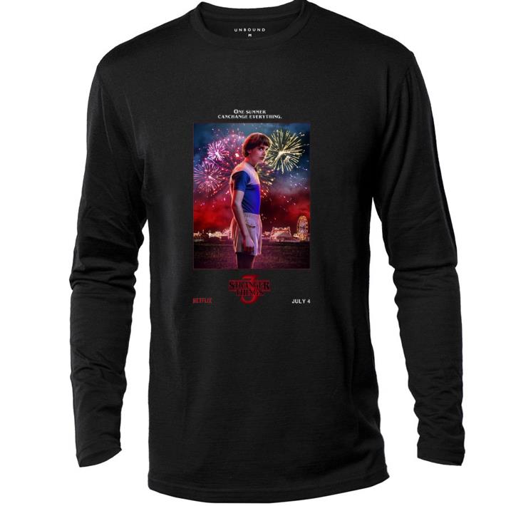 Awesome Will Byers Stranger Things 3 one summer can change everything shirt
