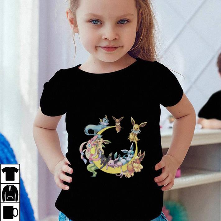 Funny Pokemon Eevee Umbreon Wonders Of Eevee Evolution Sylveon shirt