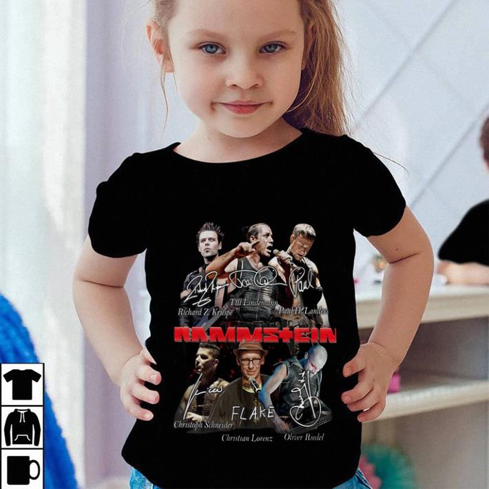Funny Rammstein Flake signatures shirt