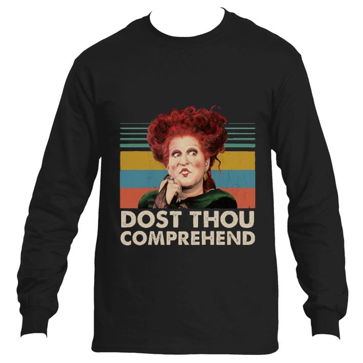 Funny Winifred Sanderson Dost Thou Comprehend vintage shirt