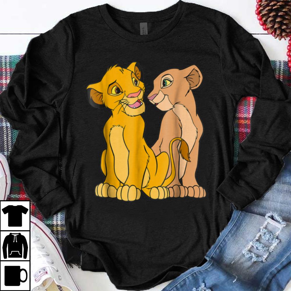 Greatest Disney The Lion King Young Simba and Nala Together shirt