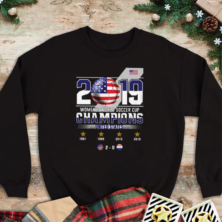 Hot 2019 Women's World Soccer Cup Champions United States shirt