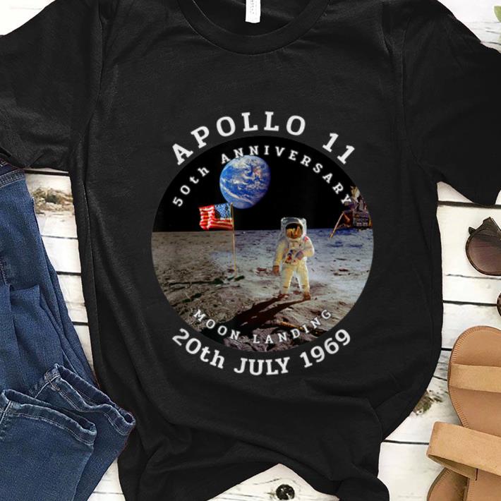  Hot Astronaut Apollo 11 50th Anniversary Moon Landing American Flag 20th July 1969 shirt