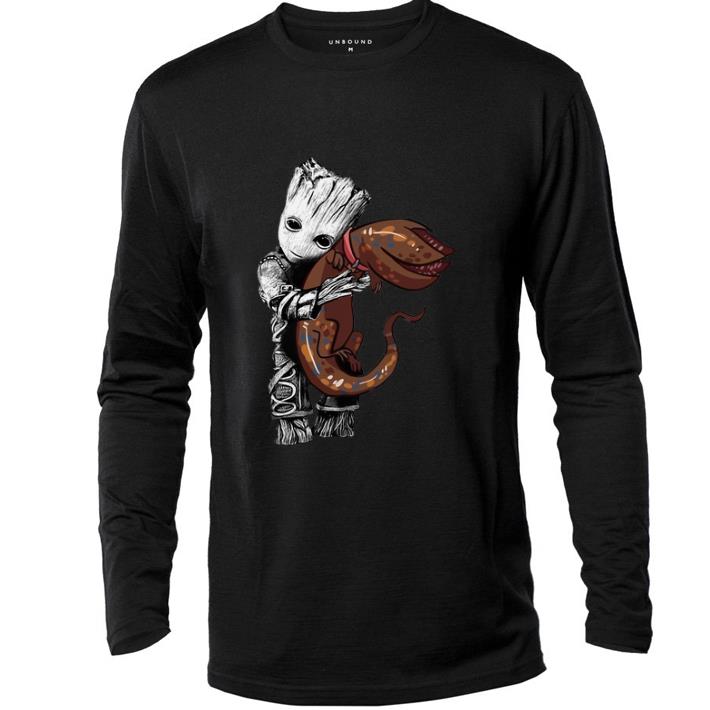 Hot Baby Groot hug baby Dart Stranger Things shirt