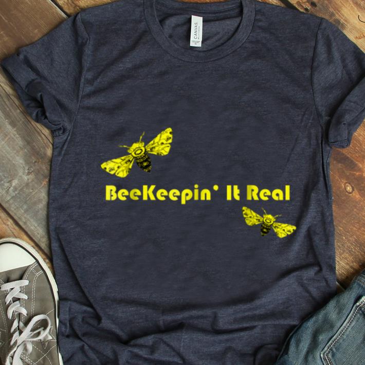Hot Beekeepin' It Real Honeybee Beekeeper Beekeeping shirt